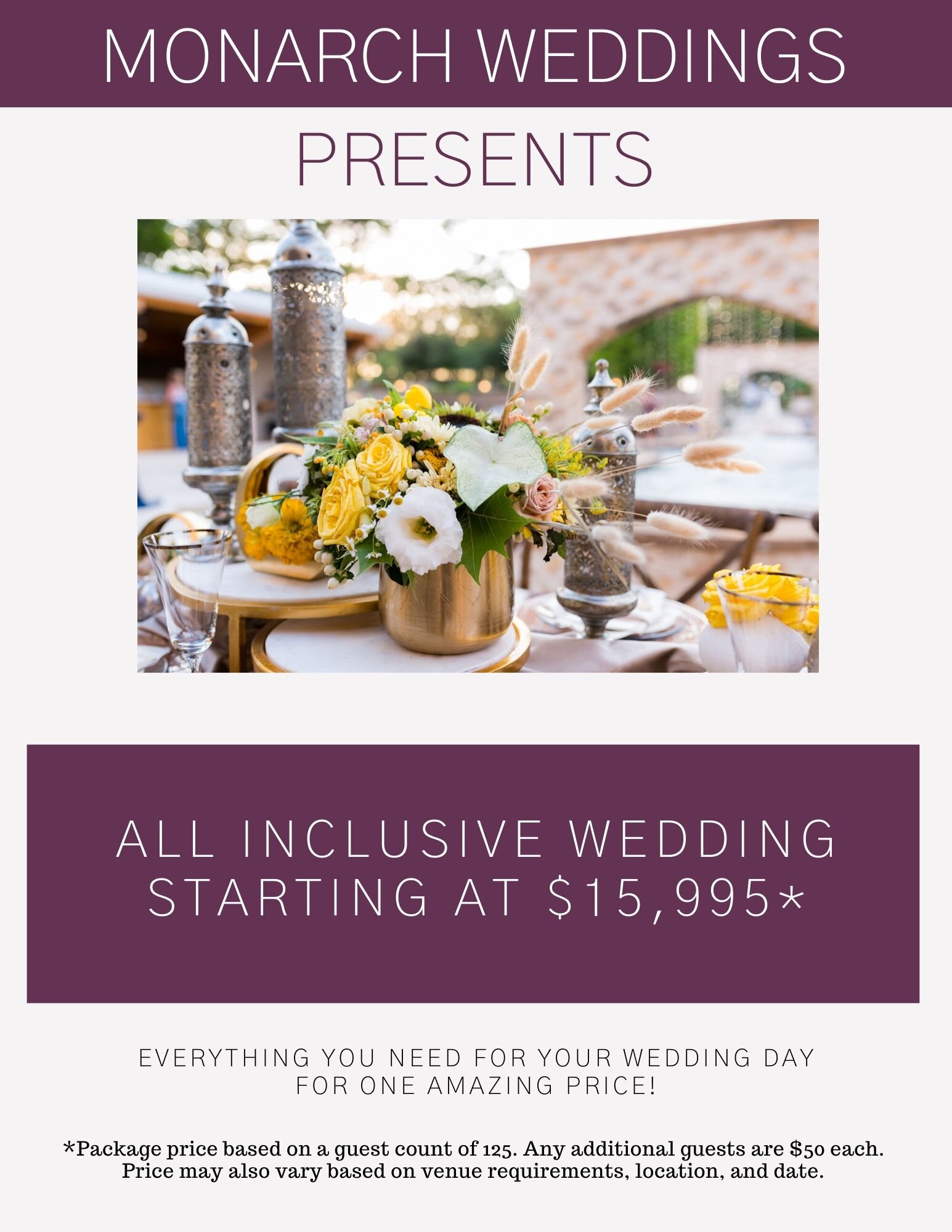 All Inclusive Wedding Package at Shiraz Garden Shiraz Garden